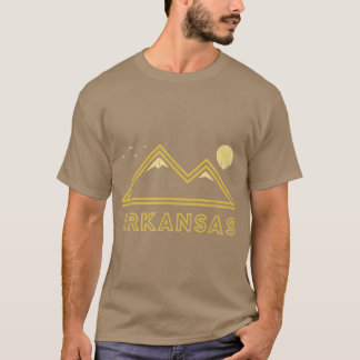 Camiseta Arkansas Souvenir Senderismo Montañas Sunset Vinta
