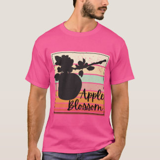 Camiseta Arkansas State Apple Blossom Flower Rainbow Sticke