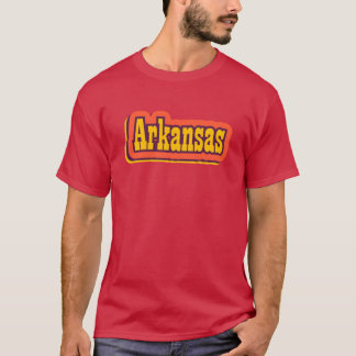 Camiseta Arkansas State of America Retro Typography Oversiz