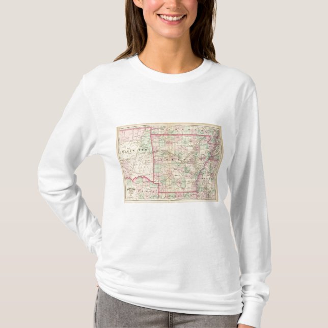 Camiseta Arkansas, territorio indio (Anverso)