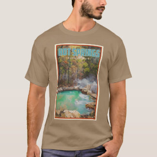 Camiseta Arkansas Travel Hot Springs National Park Hot Spri