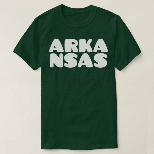 Camiseta Arkansas USA TShirt 1 (Diseño del anverso)
