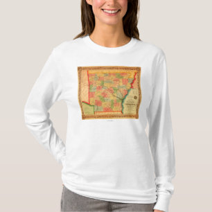 Camiseta ArkansasPanoramic MapArkansas