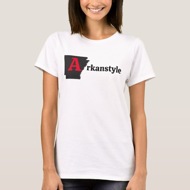 Camiseta Arkanstyle con rojo (Anverso)