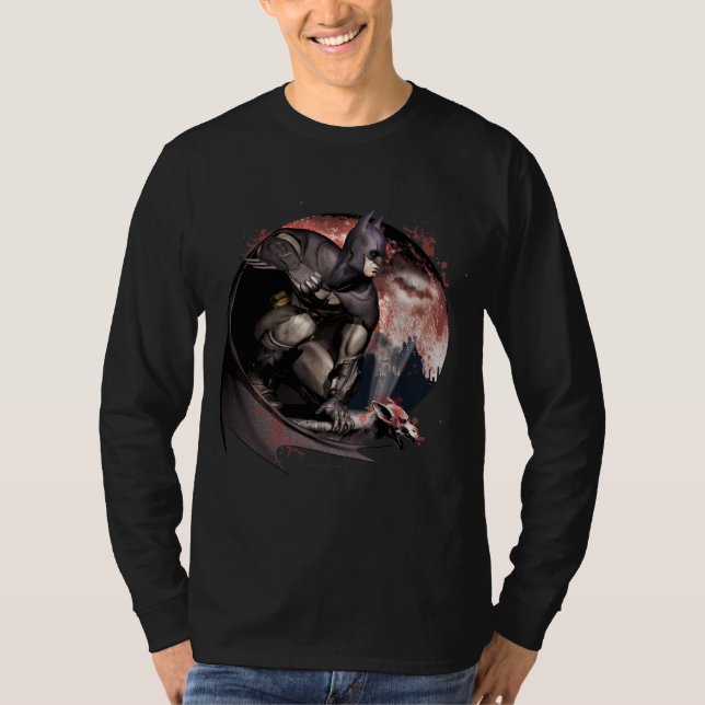 Camiseta Arkham City Batman Moon (Anverso)