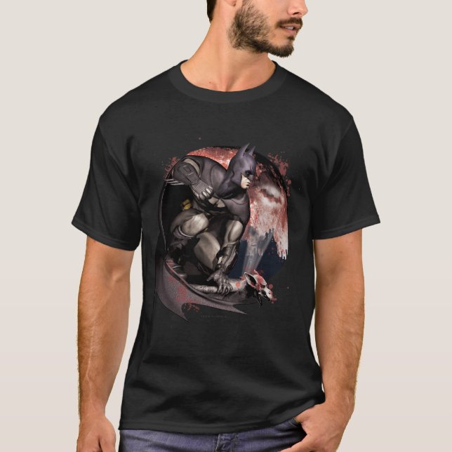 Camiseta Arkham City Batman Moon (Anverso)