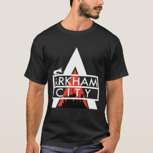 Camiseta Arkham City Logo White
