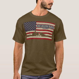 Camiseta Arleigh Burke DDG51 Destruir Misiles Guiados Vinta