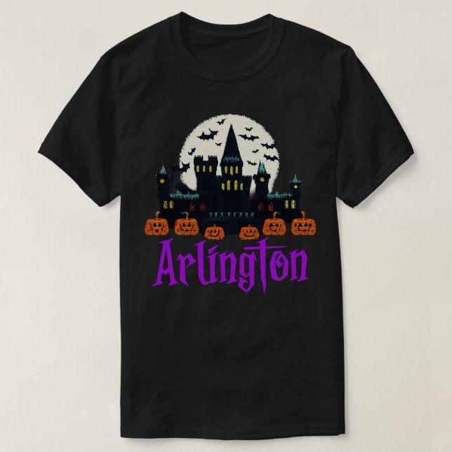 Camiseta Arlington Halloween (Diseño del anverso)