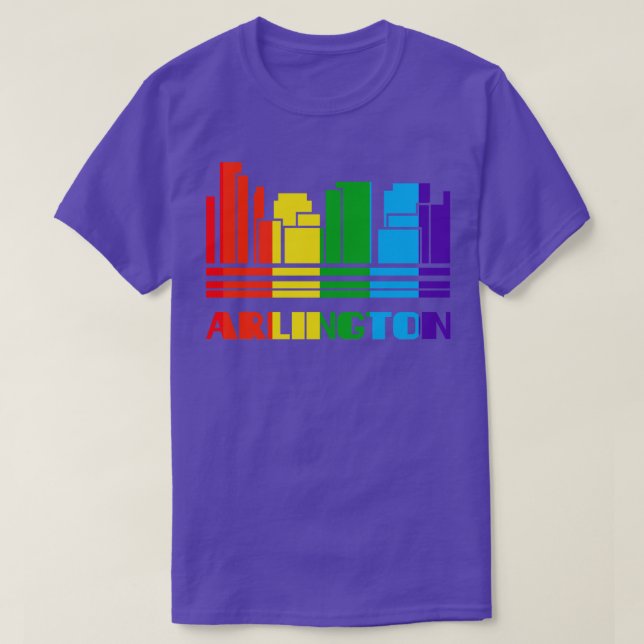 Camiseta Arlington Pride Arlington LGBT Gift LGBTQ Support (Diseño del anverso)