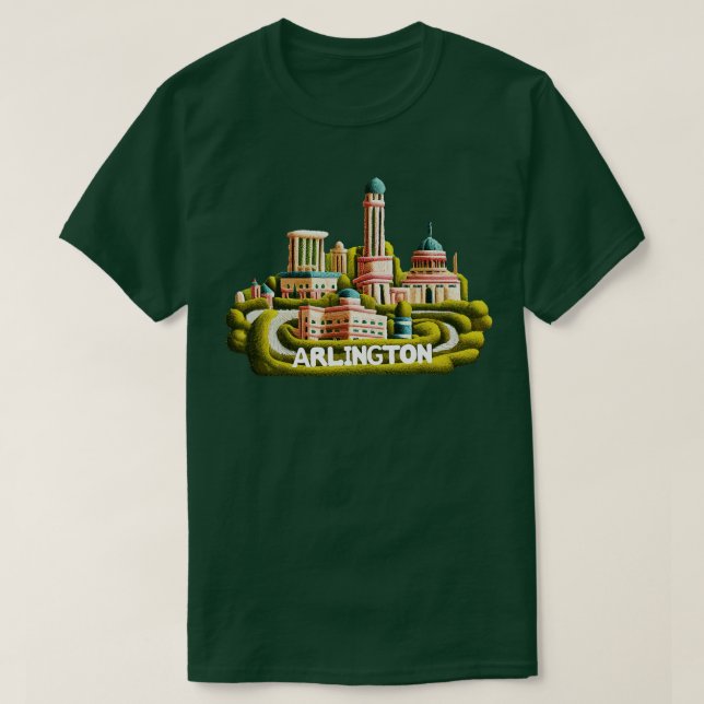 Camiseta Arlington Texas (Diseño del anverso)