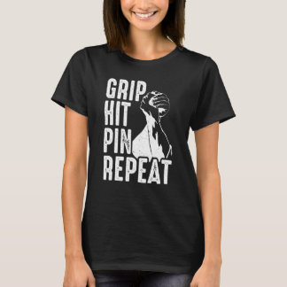 Camiseta Arm Bar Wrestling Grip Hit Pin Repeat