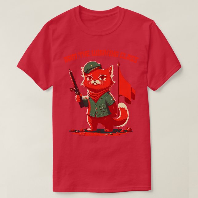 Camiseta Arm La Clase Trabajadora Revolucionaria Kitty (Diseño del anverso)