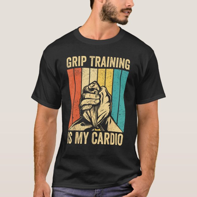 Camiseta Arm Wrestling Arm Wrestler Grip Training Is My Car (Anverso)