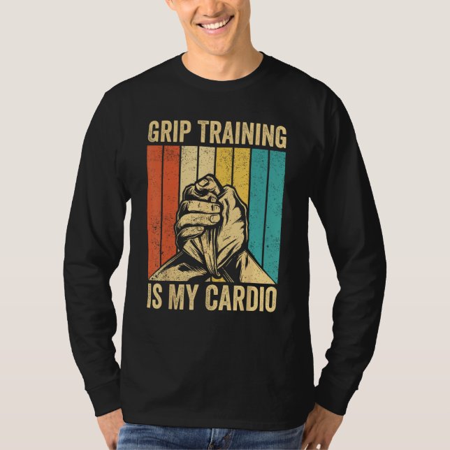 Camiseta Arm Wrestling Arm Wrestler Grip Training Is My Car (Anverso)
