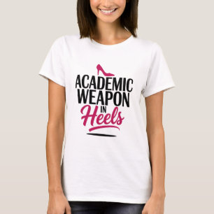Camiseta Arma académica en tacones