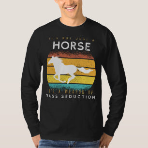 Camiseta Arma de la Seducción Masiva Tee de Caballo - Gallo