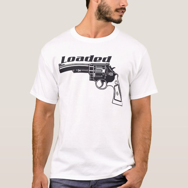 Camiseta Arma de mano cargada por el Personalizado de EE.UU (Anverso)