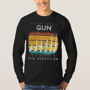 Camiseta Arma de pistola de seducción masiva: sonrisas dese