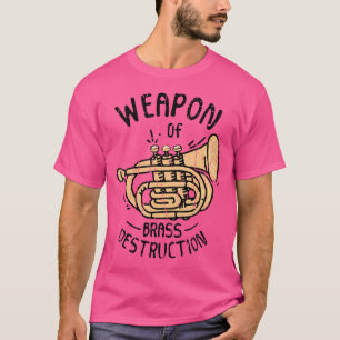Camiseta Arma De Trumpeta De Destrucción De Brass