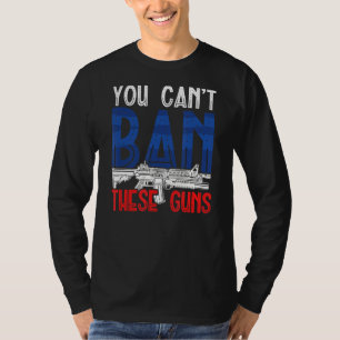 Camiseta Arma divertida de control de armas