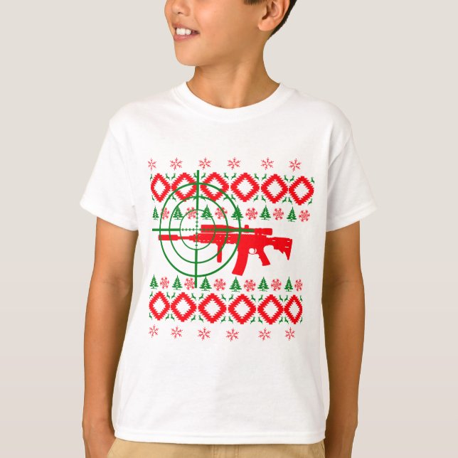 Camiseta Arma feo del navidad (Anverso)