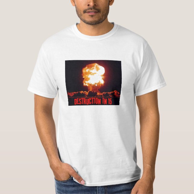 Camiseta Arma nuclear - T blanco (Anverso)
