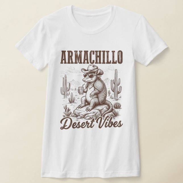 Camiseta Armachillo Cowboy Armadillo Desert Vibes Funny (Distribución)