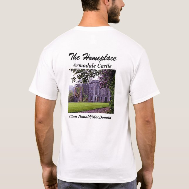 Camiseta Armadale Castle – Scottish Donald/MacDonald Clan (Reverso)