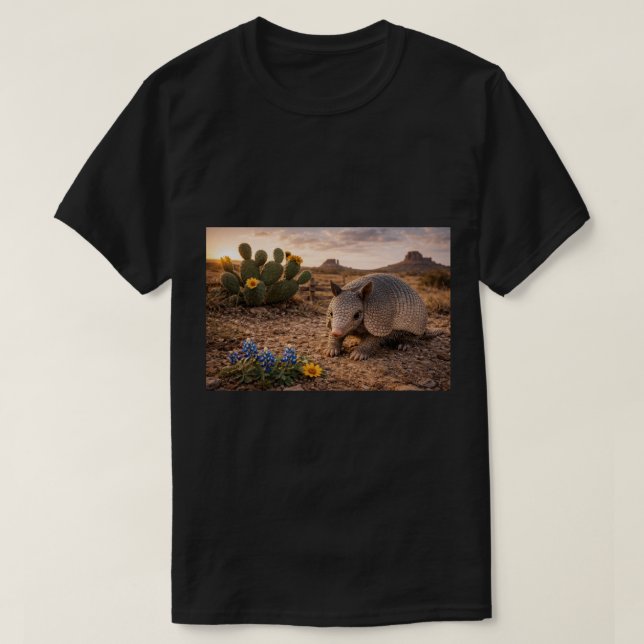 Camiseta armadillo (Diseño del anverso)