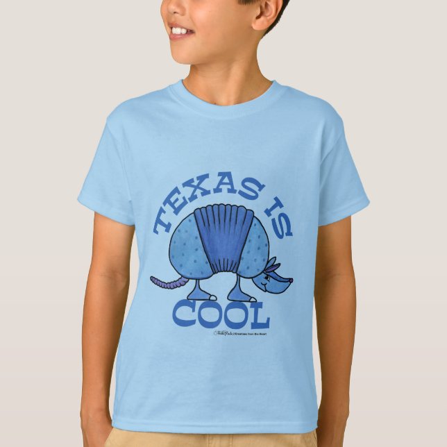 Camiseta Armadillo Blue-Texas es Guay (Anverso)