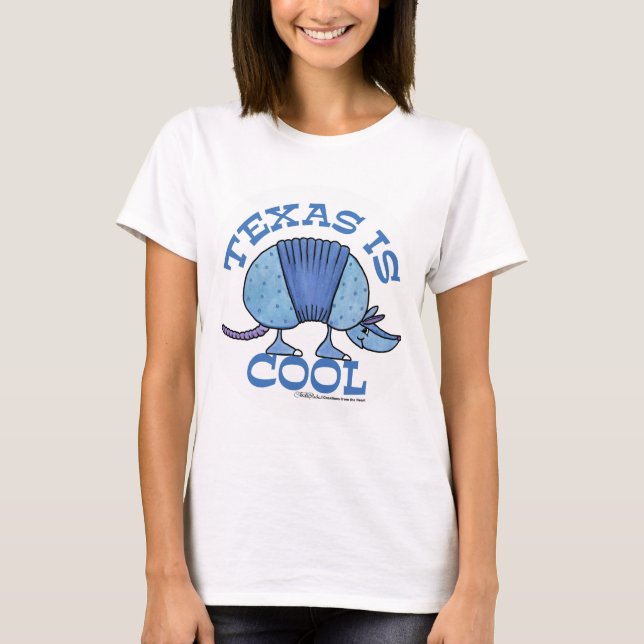 Camiseta Armadillo Blue-Texas es Guay (Anverso)