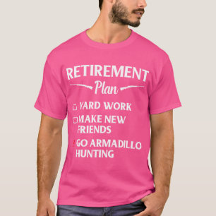Camiseta Armadillo Caza Temporada de Jubilación Funny Hunte