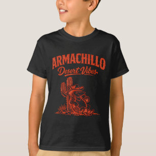 Camiseta armadillo cowboy divertido cactus desierto tranqui