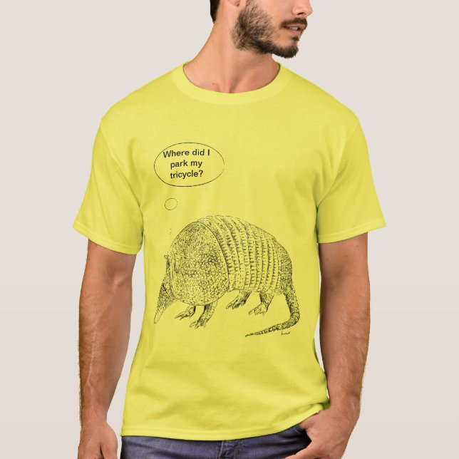 Camiseta Armadillo de Thoughtfull (Anverso)