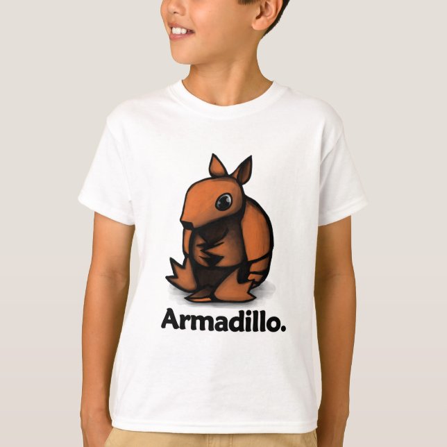 Camiseta Armadillo del armadillo (Anverso)