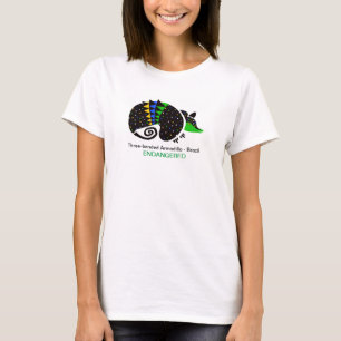 Camiseta ARMADILLO dibujado a mano - Brasil - Animal en pel