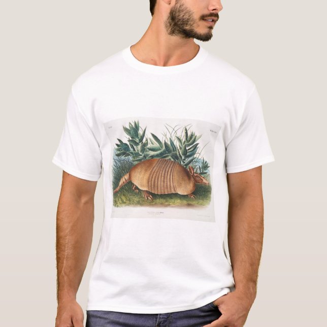Camiseta Armadillo dorado beige de nueve bandas (Anverso)