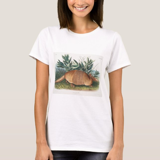 Camiseta Armadillo dorado beige de nueve bandas (Anverso)