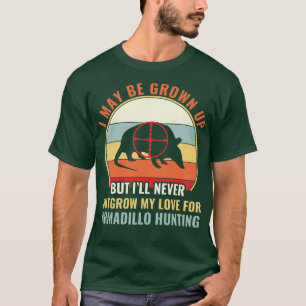 Camiseta Armadillo Hunter nunca supera mi amor por Armadil