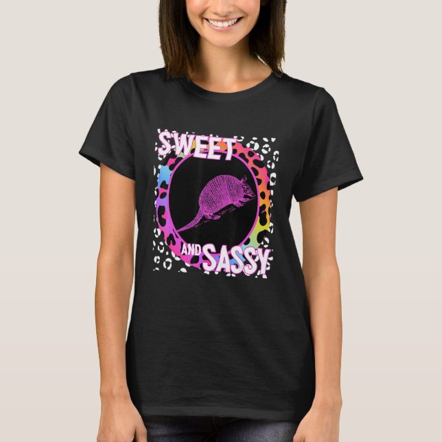 Camiseta Armadillo Lindo Nostalgia de los 90s Estampado de  (Anverso)