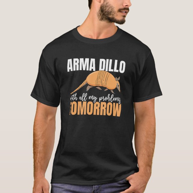 Camiseta Armadillo  Possum Giant Armadillo Owner Wildlife M (Anverso)