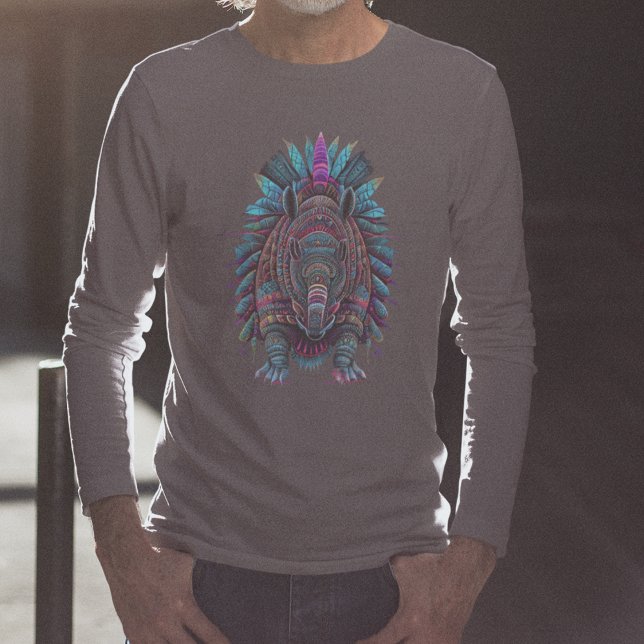 Camiseta Armadillo Spirit Animal  T-Shirt Long Sleeves (Subido por el creador)