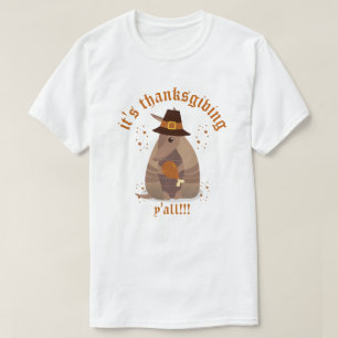 Camiseta Armadillo Texas, la pierna de agradecimiento
