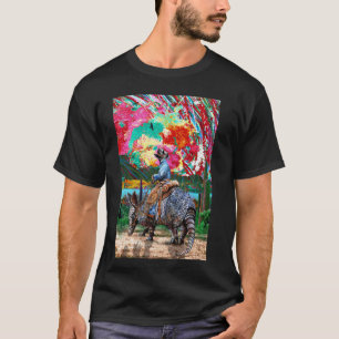 Camiseta Armadillo Vaquero Atardecer Lago Halcón Falcón Sur