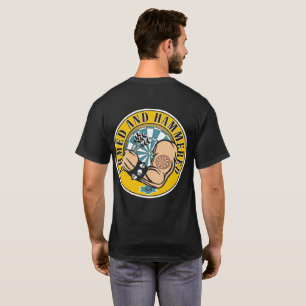 Camiseta Armado y martilló el equipo de los dardos