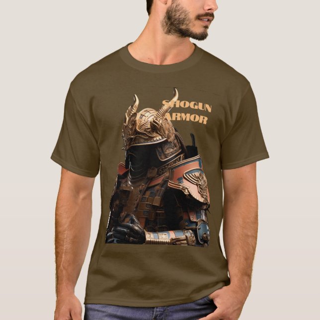 Camiseta Armadura Art Shogun Samurai Guerrero Japón (Anverso)