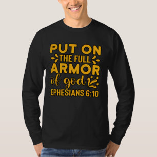 Camiseta Armadura de Dios Motivación Biblia Cristiana Efesi