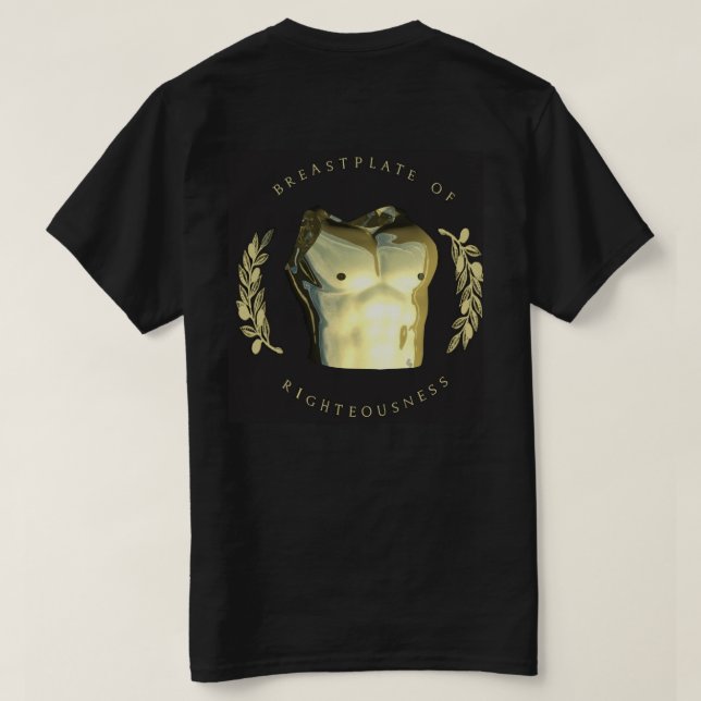 Camiseta Armadura de DIOS - peto de la rectitud (Reverso del diseño)