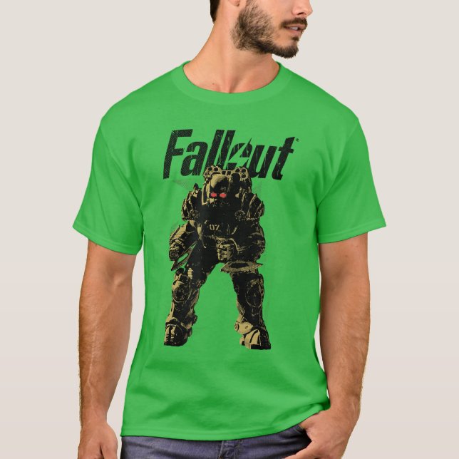 Camiseta Armadura de Poder Fallout (Anverso)